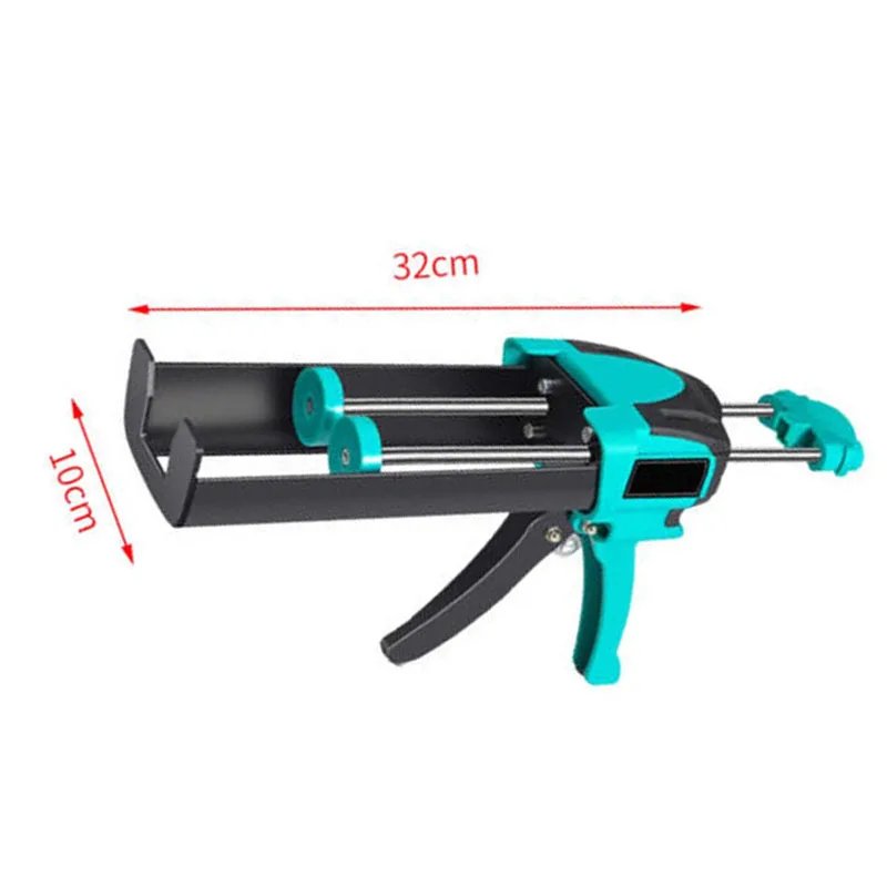 Plastic Seam Glue Gun Labor-saving Double Tube Glue Gun Professional Ceramic Tile Gap Filling Tool Manual Construction Tools