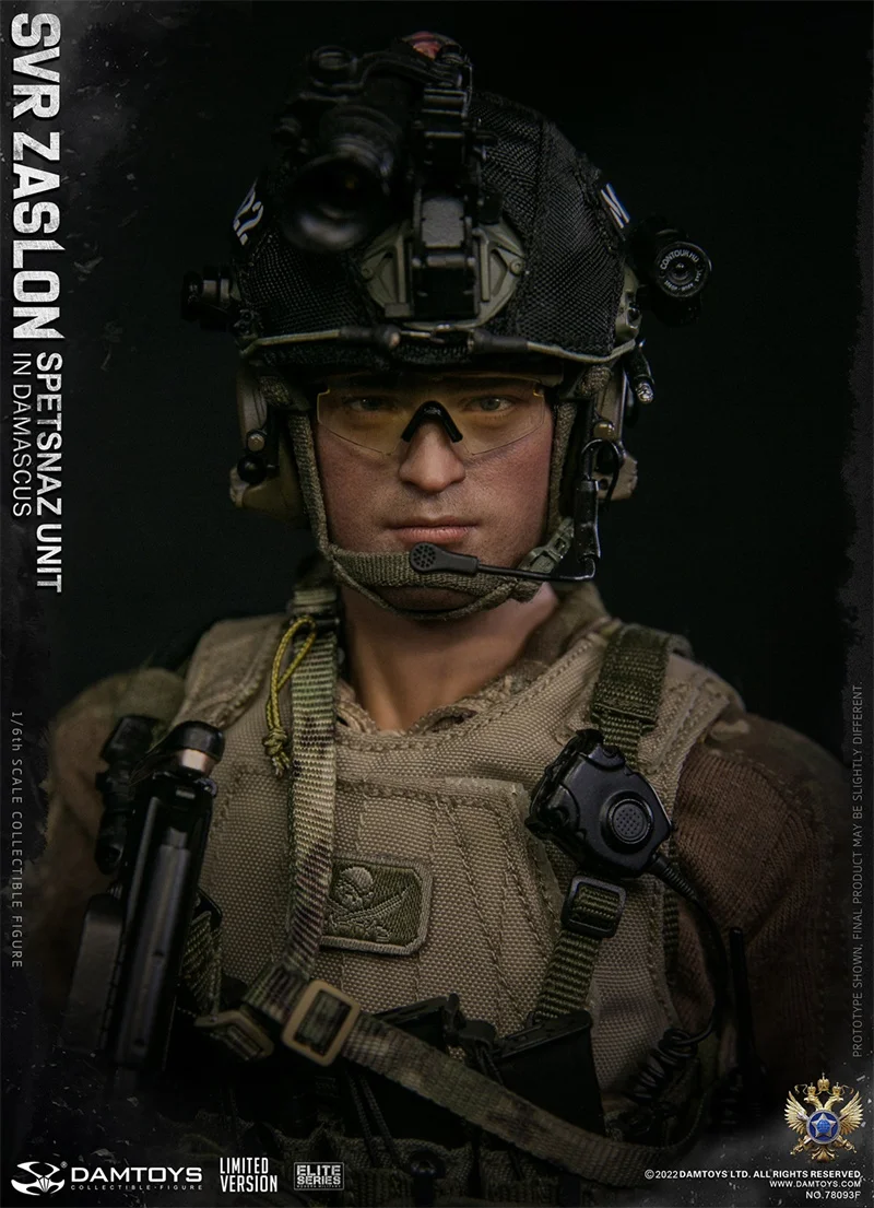 In Stock DAMTOYS DAM78093 1/6 Male Soldier Russian Federal Intelligence Agency Special Forces Full Set 12