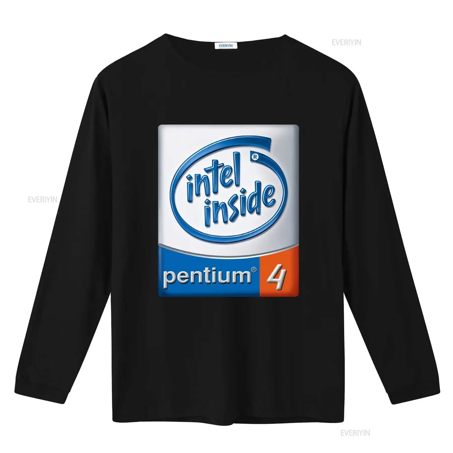 Retro Vintage Intel Inside Pentium 4 T Shirt Nostalgic Tech Design for Geeks vintage Washed Stylish Top For Everyday Wear
