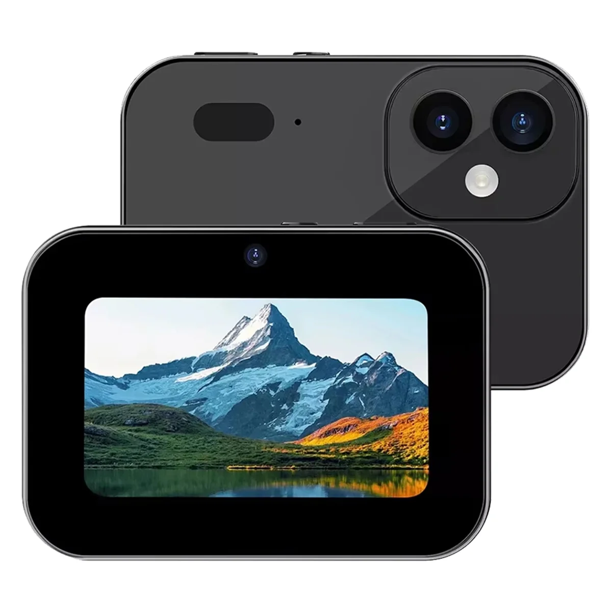 2025 새로운 새로운 D6 4K 디지털 카메라 나이트 비전 트리플 렌즈 3 인치 HD 64MP 터치 스크린 디지털 카메라 OTG 전송 3600mAh A