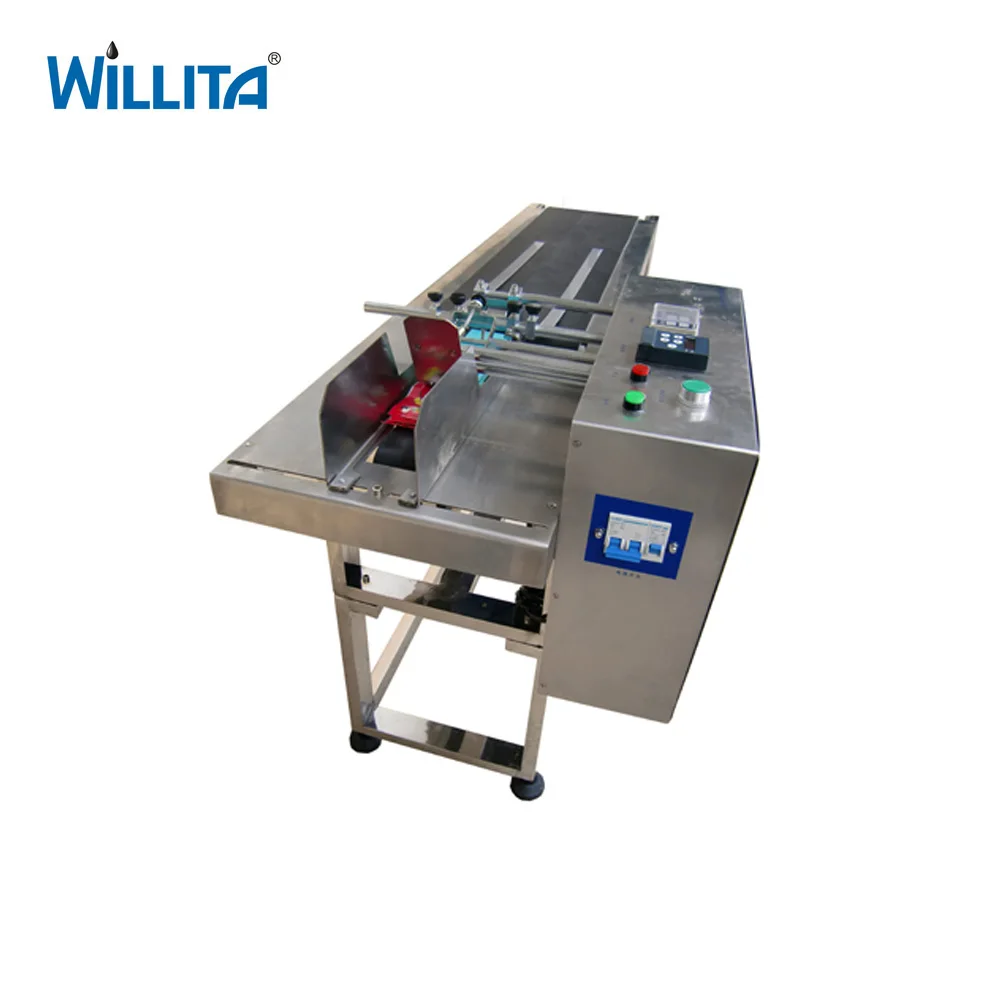 Automatic Online Inkjet Printer Feeder Conveyor Plastic Bag Carton Box Paging Machine Paper Label Pagination Machine for Printer