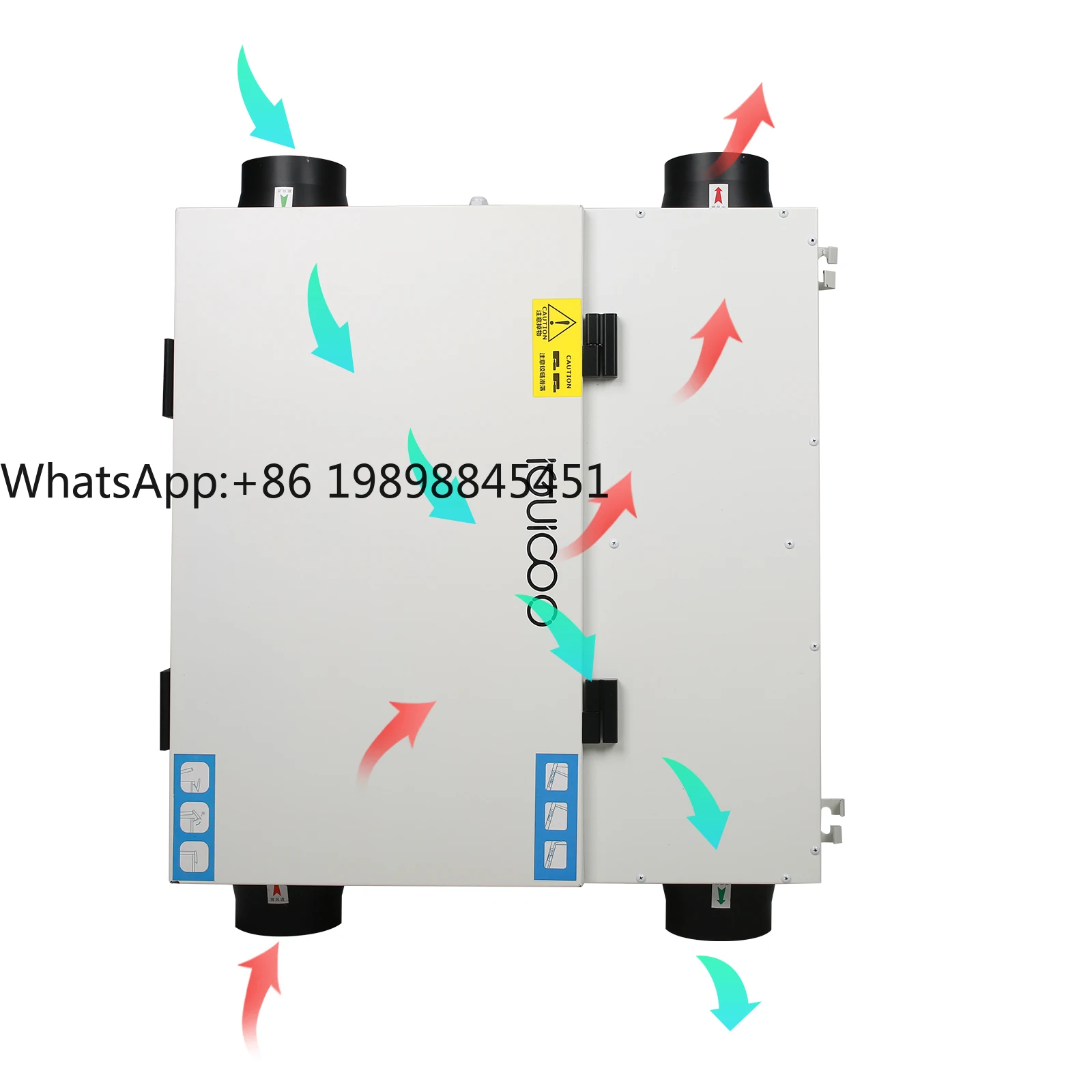 

Smart Control Miro Positive Pressure Energy Recovery Ventilation System for Home Ventilation