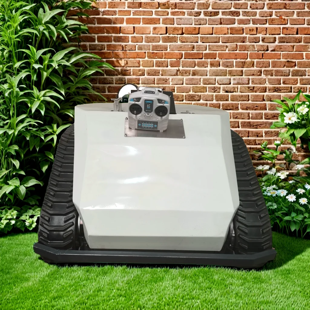 

Газонокосилка-робот CNMC на гусеничном ходу, радиоуправляемая, высококачественная, для любых типов местности, с сертификатами CE и EPA