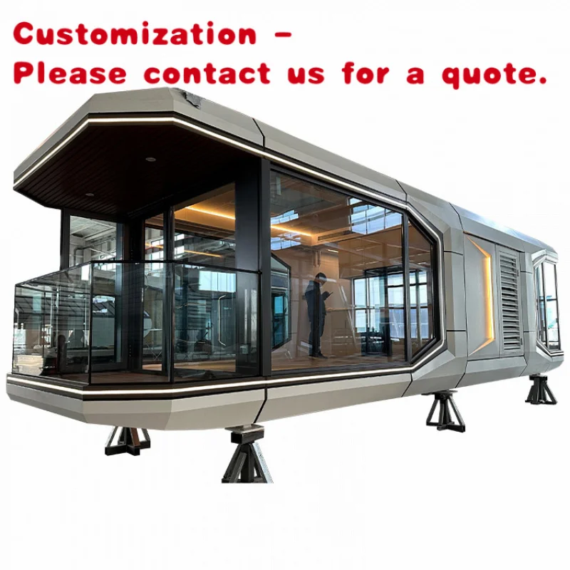 

custom.House Space Capsule Container House Prefab Cabin House Commercial Space With Bathroom