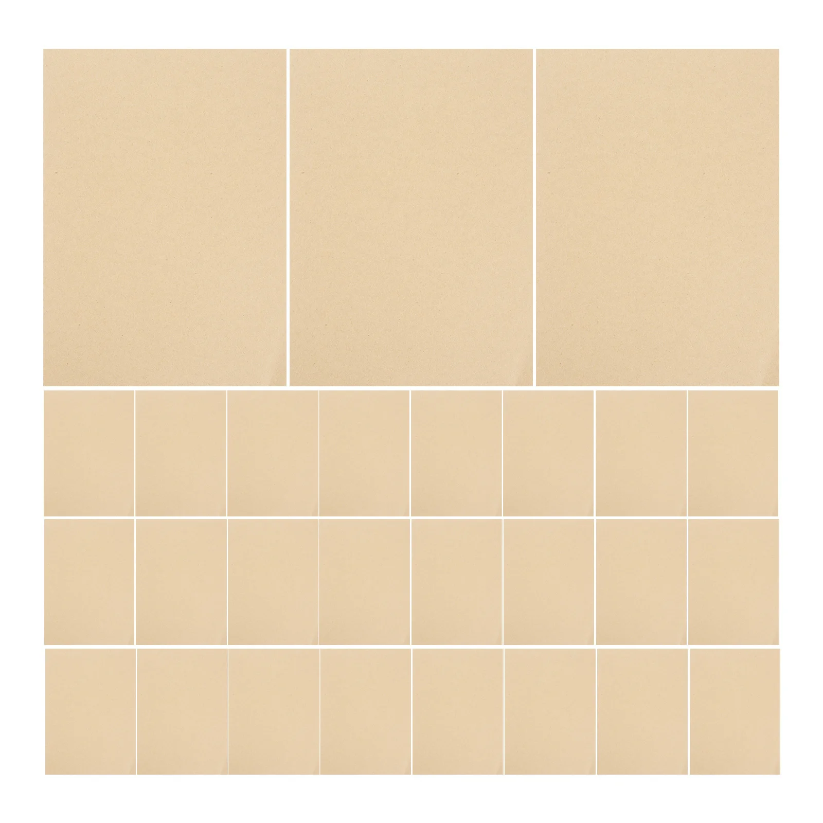 

1 Pack Of A4 Thick Kraft Paper Sheets For Diy Crafts Scrapbooking Origami Card Making Heavy Weight Cardstock Brown Kraft Paper