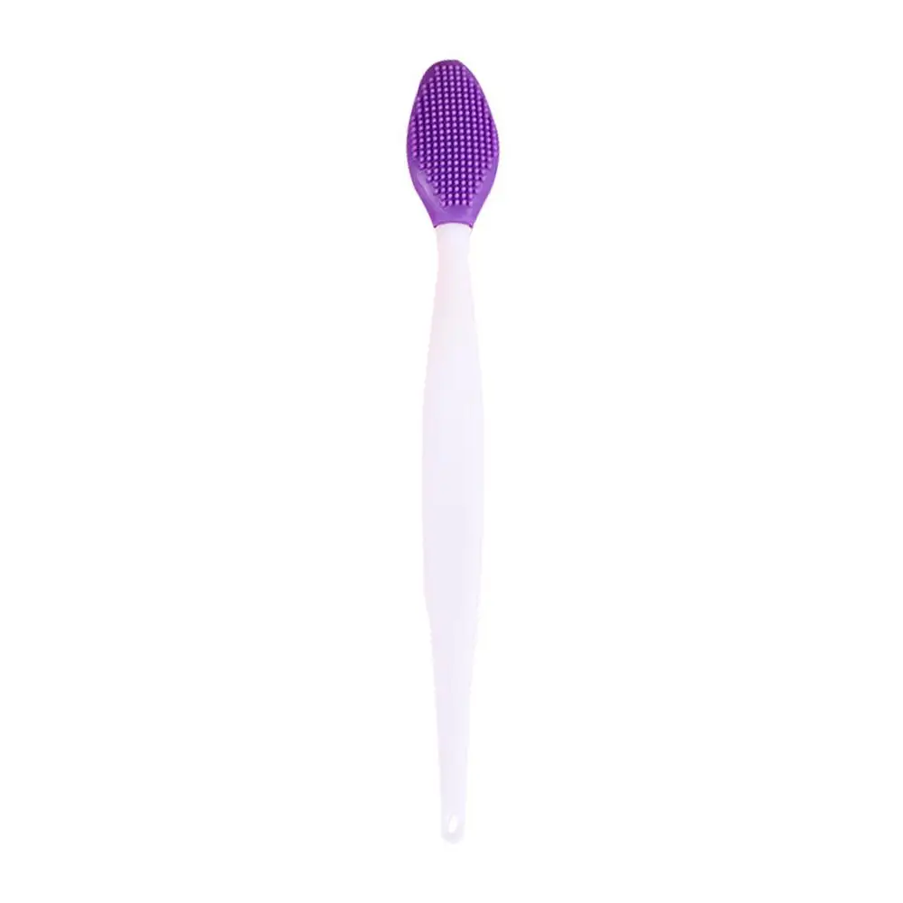 New Silicone Cleaning Brushes Long Handle Nose Clean Blackhead Exfoliating Brush Face Wash Brush Nose Tools Removal Q5t0