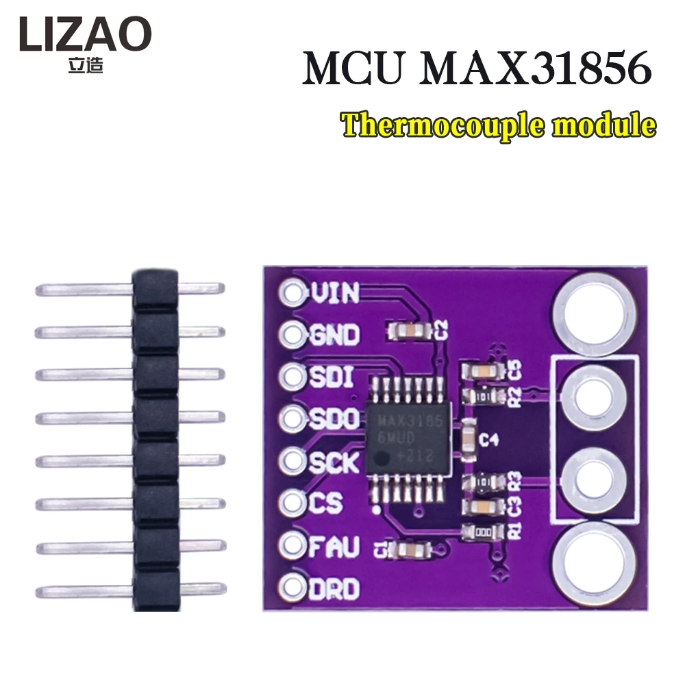 LIZAO MAX31856 Digital Thermocouple Module SPI Interface A/D Converter High Precision For Arduino