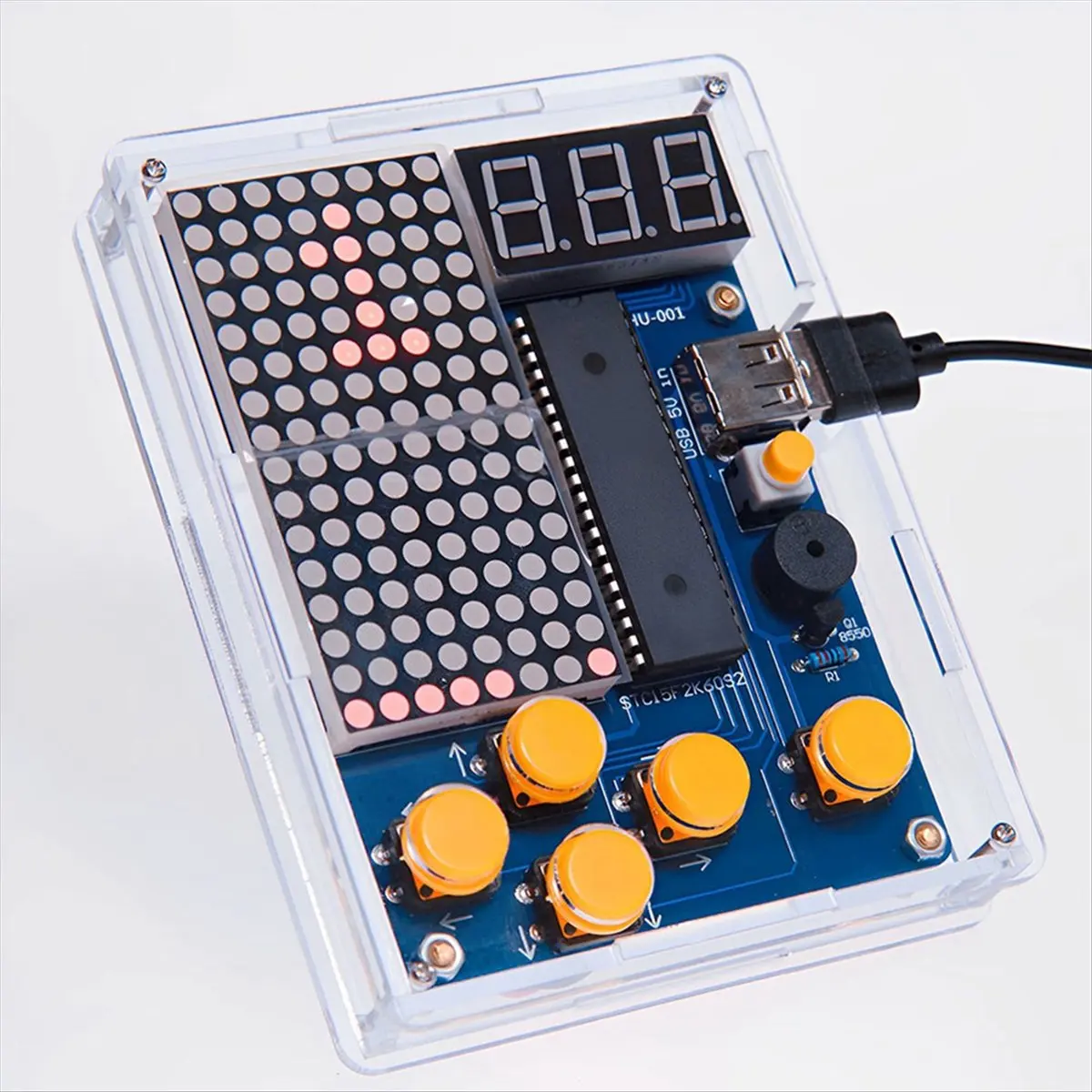 Pixel Game Console Brazing Project Game Kit 51 Single Chip Game Console (Finished Product)