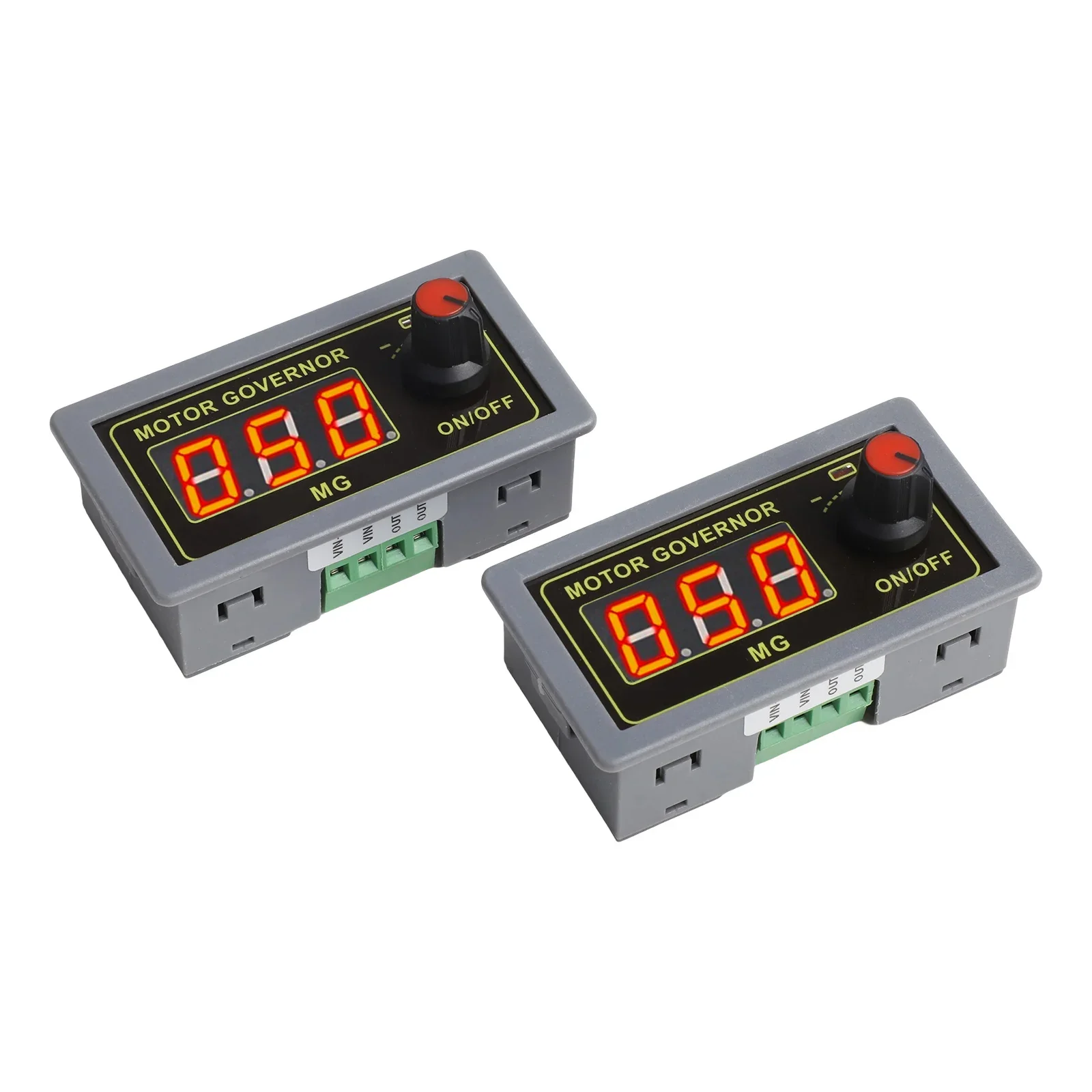 2pcs For PWM DC Motor Speed Controller 5 V 12 V 24 V 150 W Display Speed Controller With Soft Start Protection
