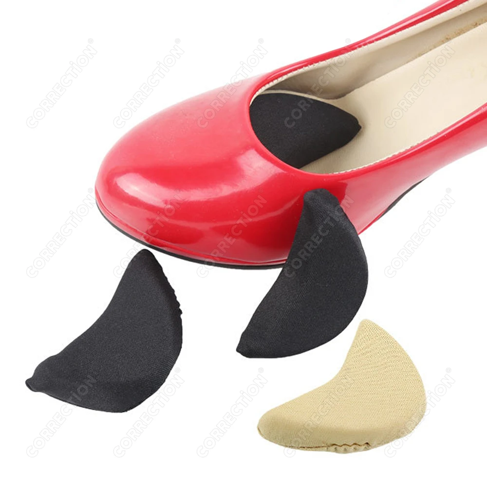 CORRECTiON Soft Toe Plug Half Insoles Women High Heel Cushion Pads Reusable Shoe Filler Pain Relief Big Shoe Adjustment Inserts