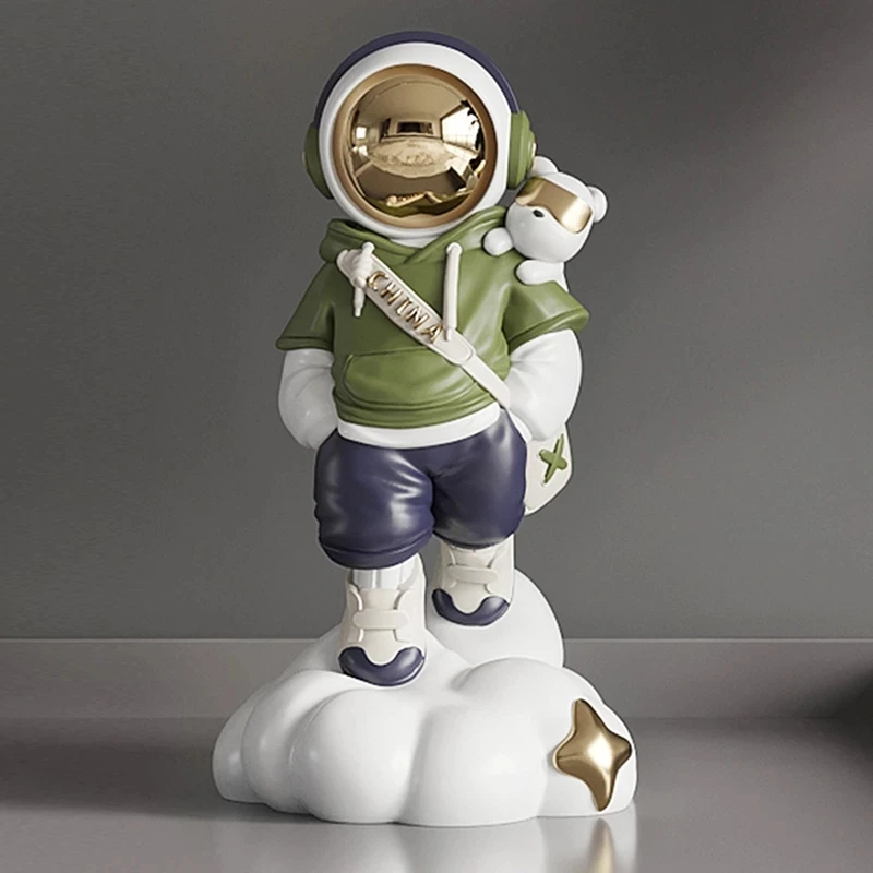 Nodic Home Decor Astronauta Figurine Decoration Bedroom Accessories Desk Accessories Kawaii Room Decor Figurines for Interior