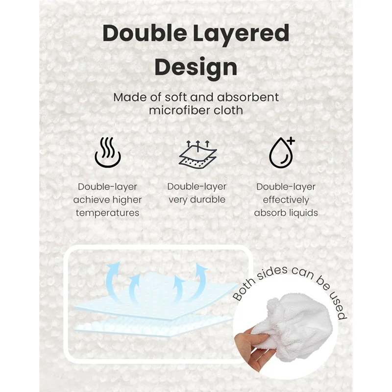 BAAM-Steam Mop Pads Small Triangle Bonnets For Dupray Neat Steam Cleaner,Reusable Accessories