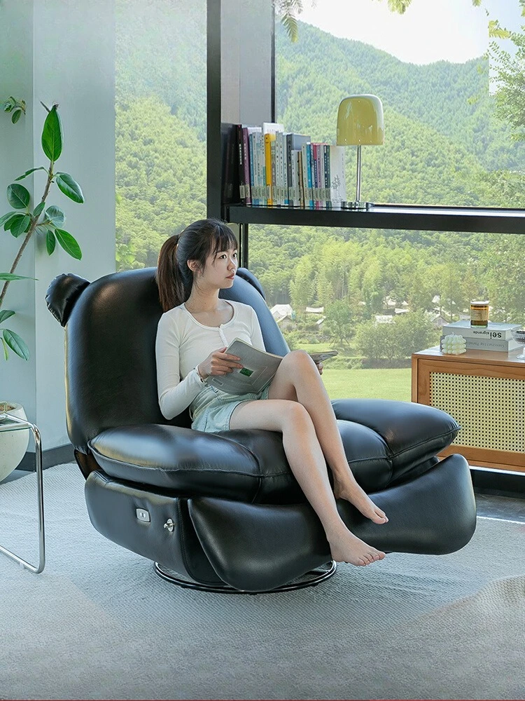 

Household small apartment living room balcony leisure recliner lazy rocking chair sofa