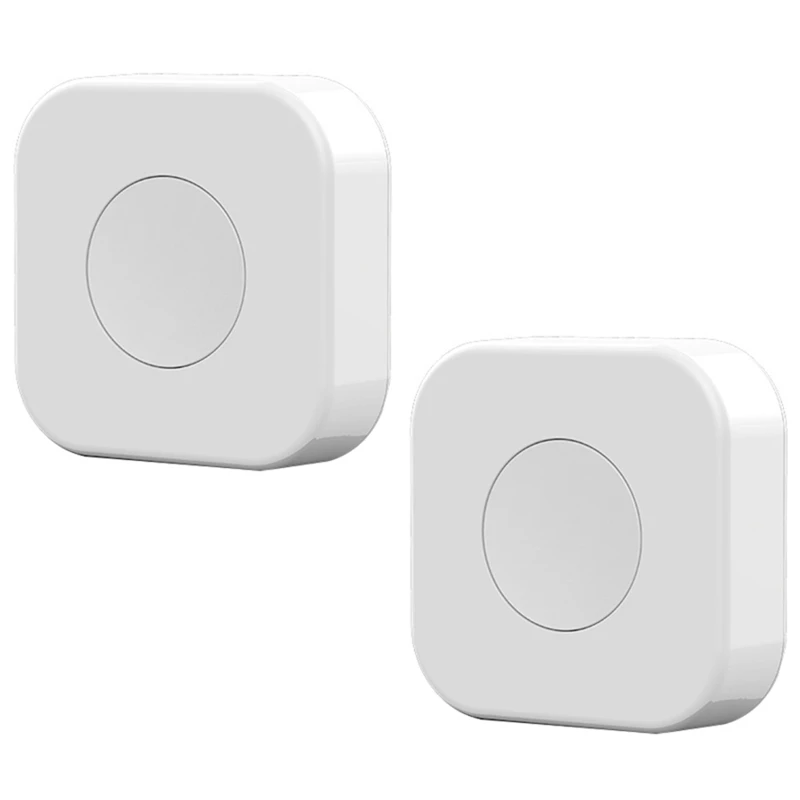 2 Tuya Zigbee-knop Smart Home-scèneschakelaar Draadloze afstandsbediening Intelligent met Zigbee Gateway