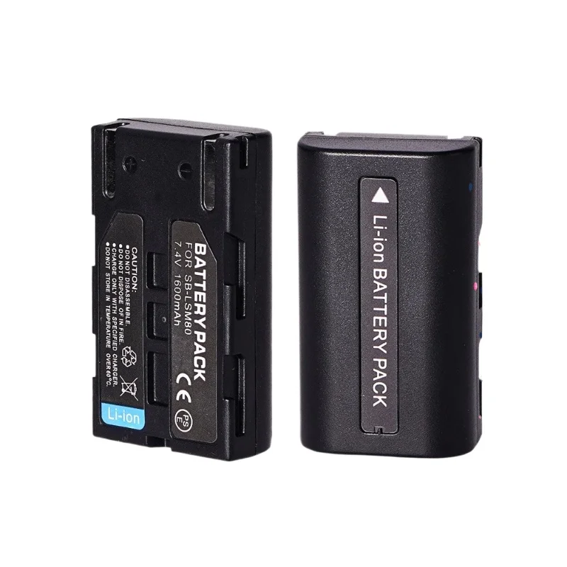 7.4V 1600mAh 10pcs For SAMSUNG VP-DC175 VP-DC565 VP-DC575 SC-D357 Rechageable Batteries SB-LSM80 Camera Battery