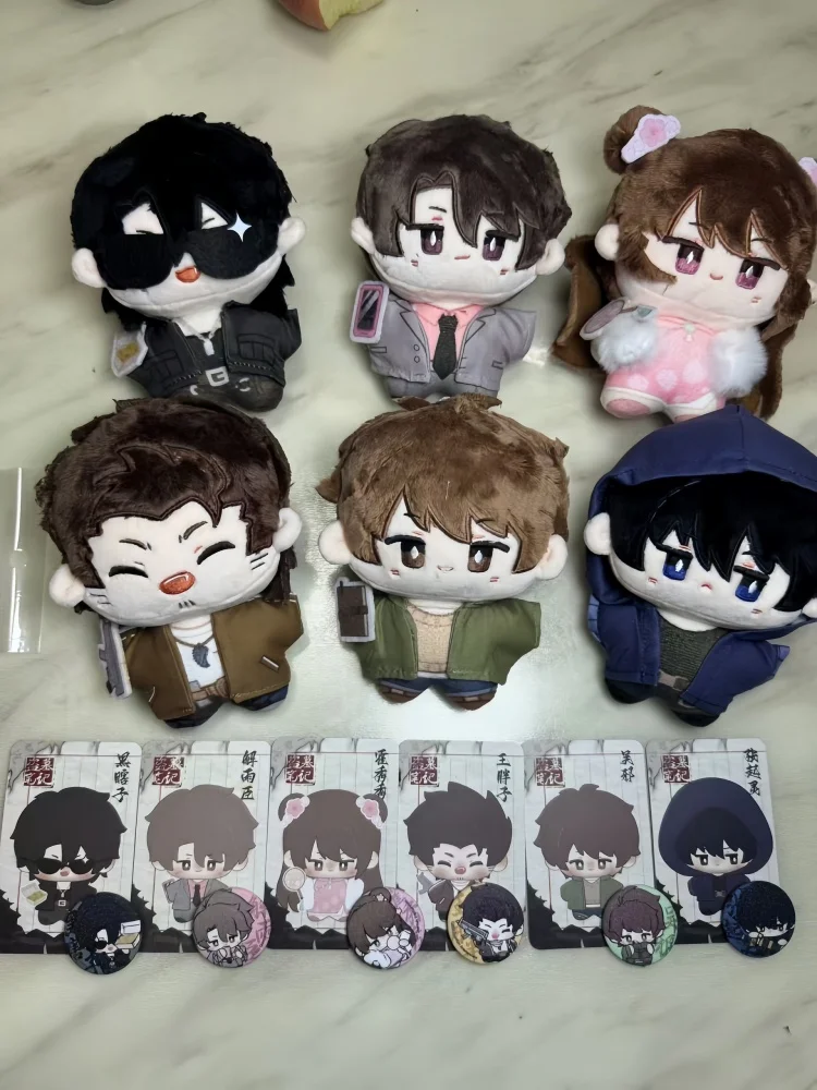 

оригинальные надписи Tomb-Raiding Notes Seek Shadows By Dreams. Куклы-куклы Wu Xie Zhang Qiling Blind Box, украшенные игрушки