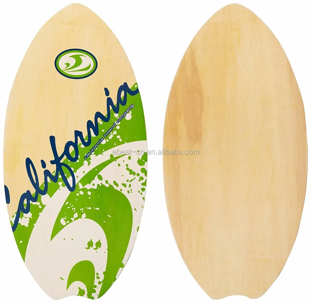 best sale Mini Surfboard Skim boards Solid Wooden Surfing Cutting Board