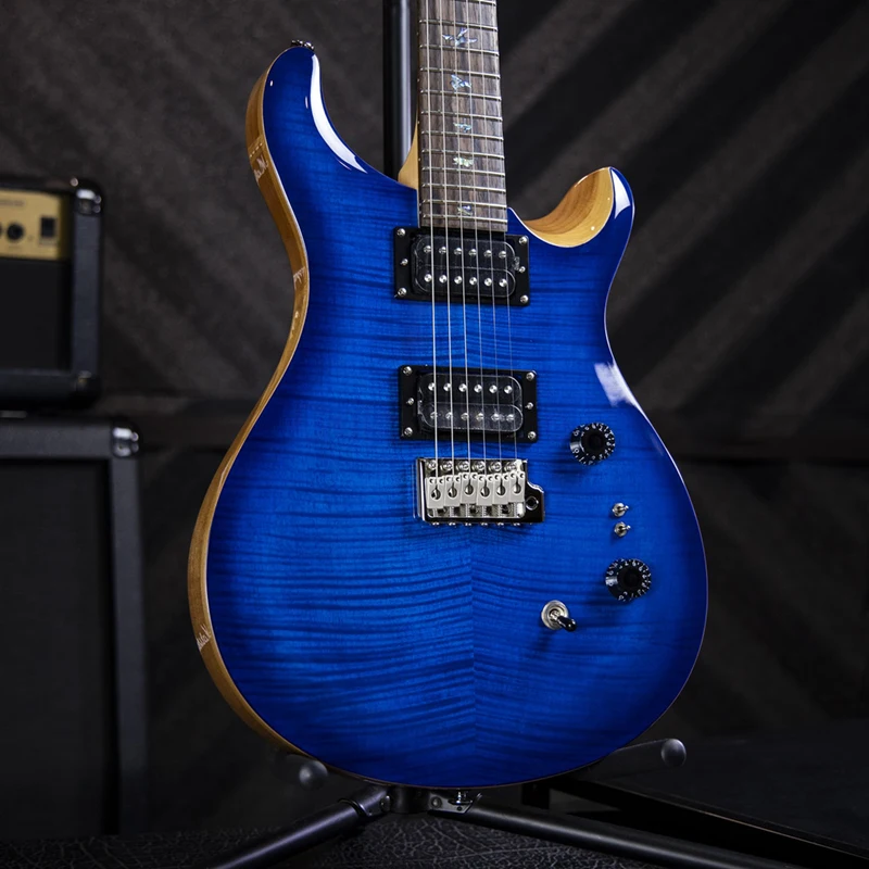 PRS SE CUSTOM 24 Professional Electric Guitar Beginner Electric Guitar Black Gold Sunburst / Bonnie Pink / Faded Blue Burst