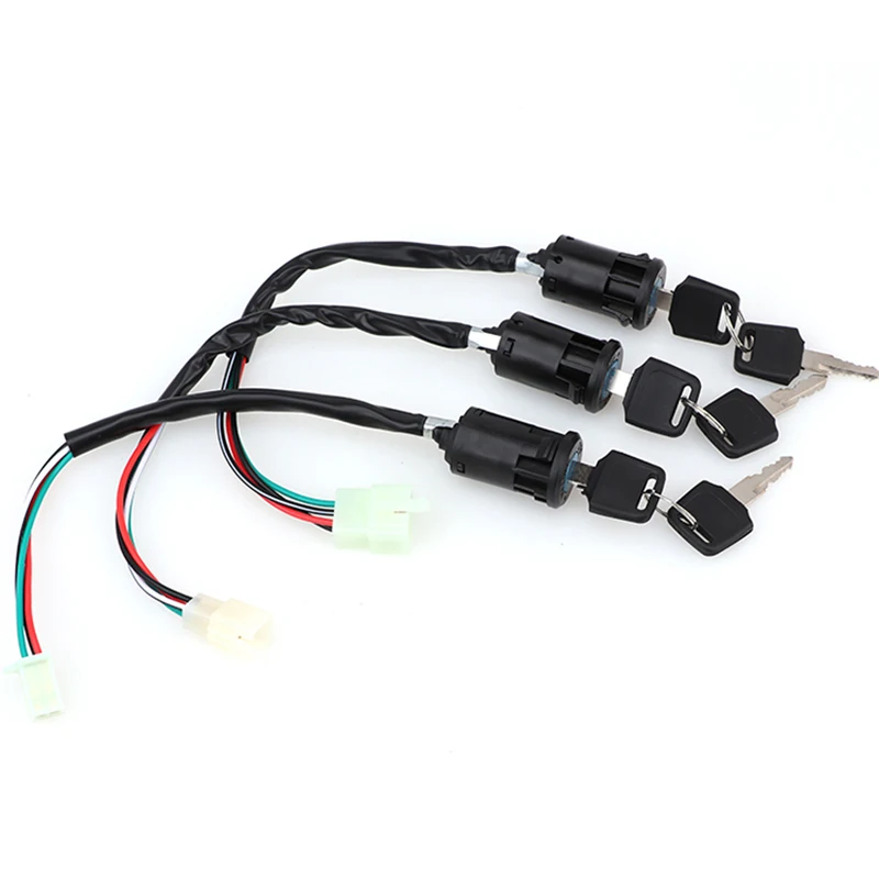 Universal 4 Pin wire ignition key switch for 50cc 70cc 90cc 110cc 125cc ATV Kart Quad Bike TAOTAO Sunl Roketa Kazuma