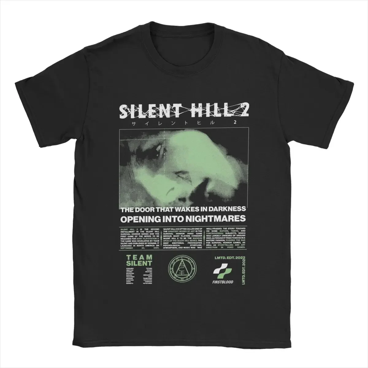 Men Silent Hill 2 T Shirts Cotton Clothing Casual Streetwear Plus Size Short Sleeve Round Neck Tee Shirt Adult T-Shirts