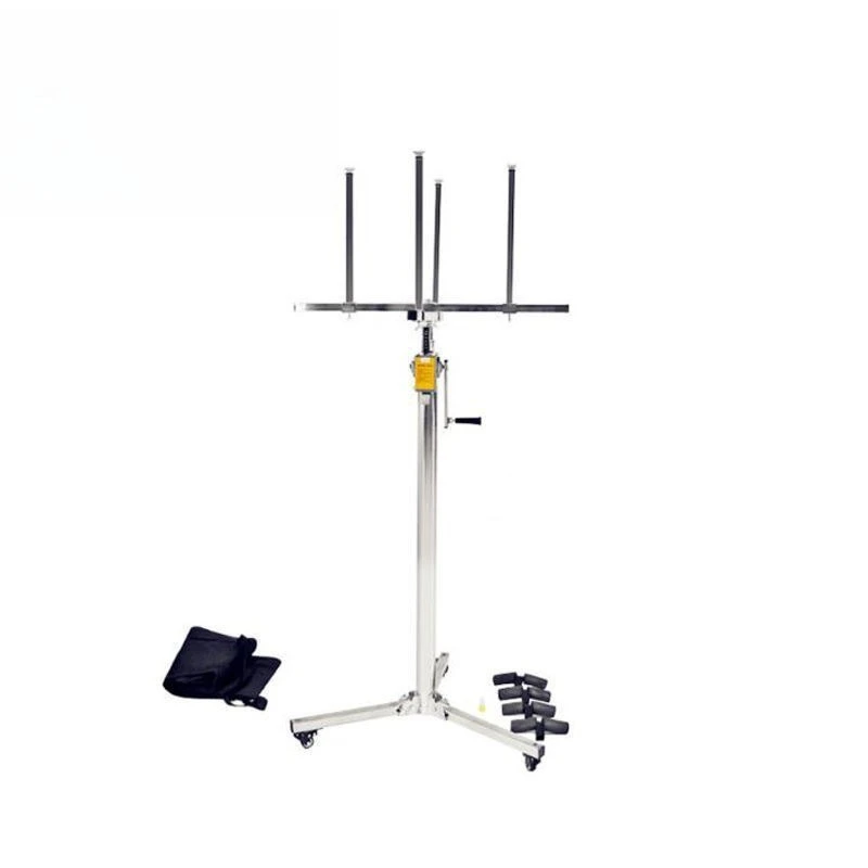 lamp assistant installs lifting bracket stainless steel portable folding