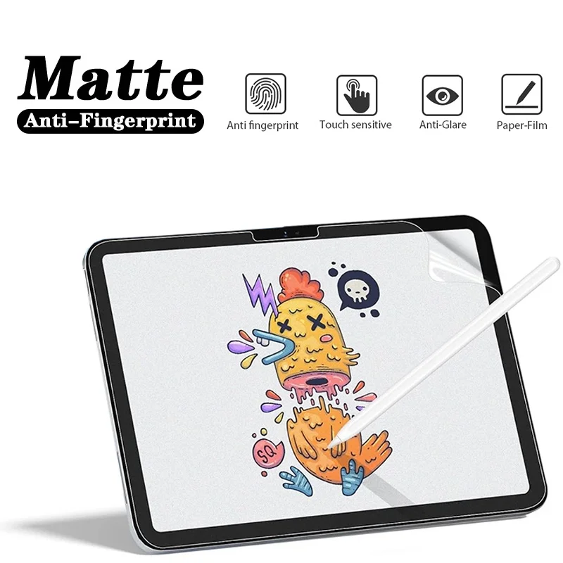 Paper Feel Screen Protector For IPad Pro 12.9 6th 5 4 3 2 1 gen Matte Protection Film for Pro 12.9 2022 2021 2020 2018 2017 2015