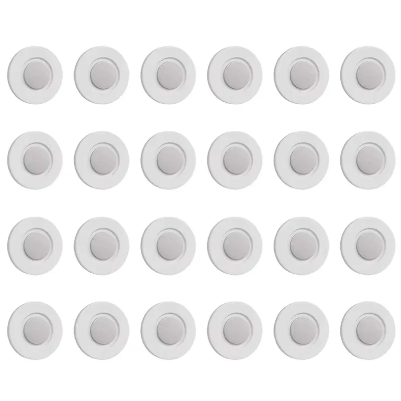2/6/12/24 Stück Magnetische Fernbedienungshalter ohne Bohren, Wandmontage, Magnetischer Klebeorganizer für Fernbedienungen, Aufbewahrungshaken für Zuhause