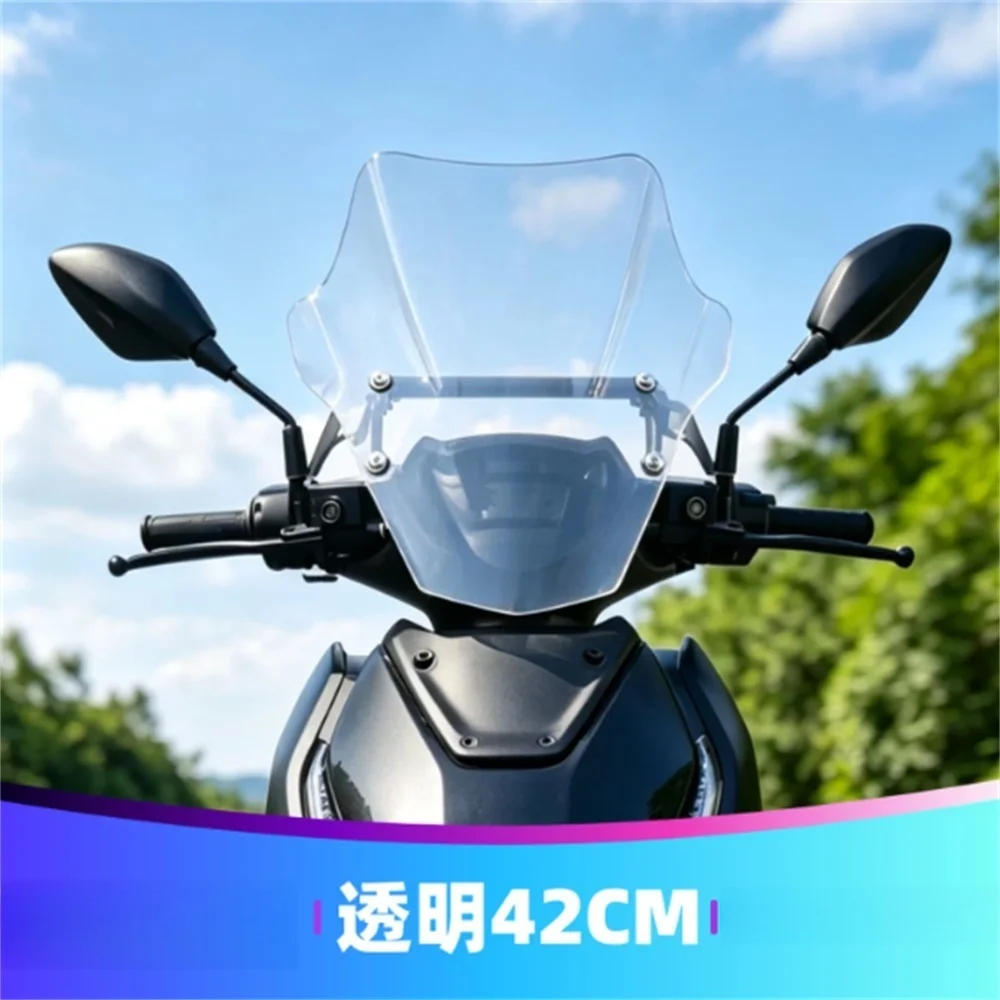 

For 24-26 ZEEHO AE4/AE4Max2 sports modified high-definition high transparency and high windshield accessories
