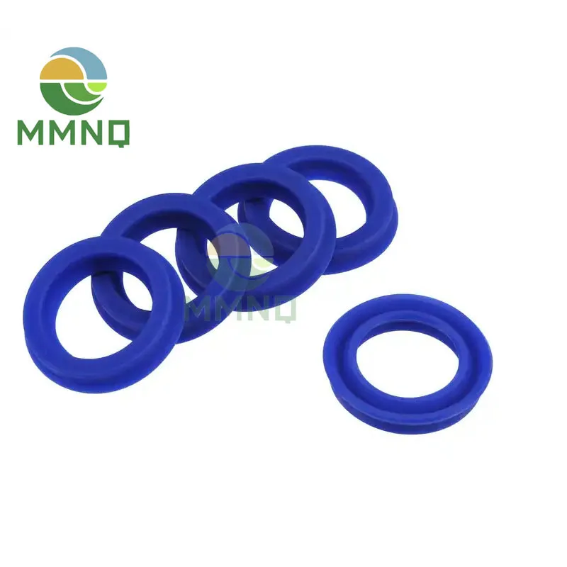 

6pcs DHS 63*71 63x71 65*73 65x73 70*80 70x80 75x85 75x85 Blue Ring Gasket Scraper Wiper Dustproof Pneumatic Rod Piston Oil Seal