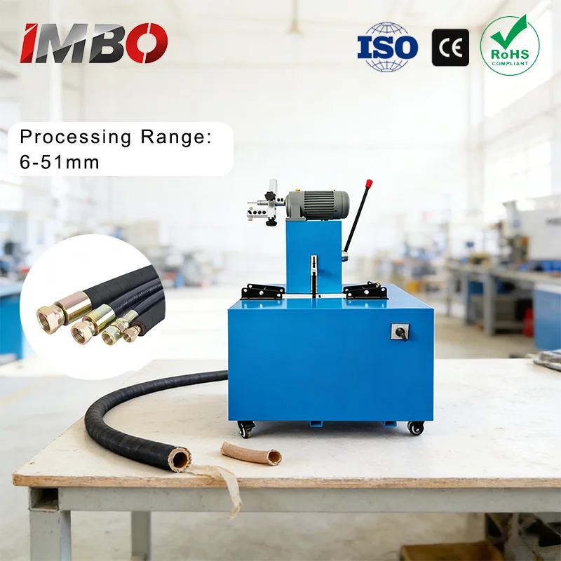 IMBO Pipe cutting and stripping machine, multi-function electric hydraulic stripping machine