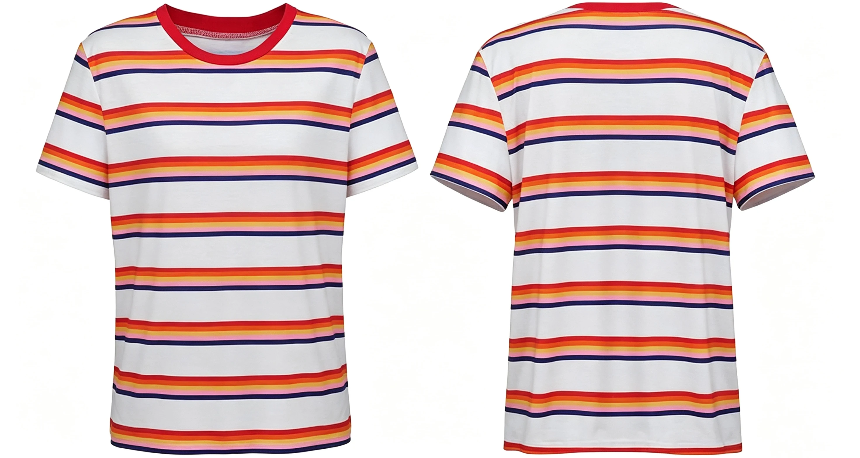 2026 Mayfield Rollenspielkleidung Gestreiftes T-Shirt Lässig Atmungsaktiv Bequem 3D-Druck Modische Familien-Partnerlook-Kleidung – Detail 3