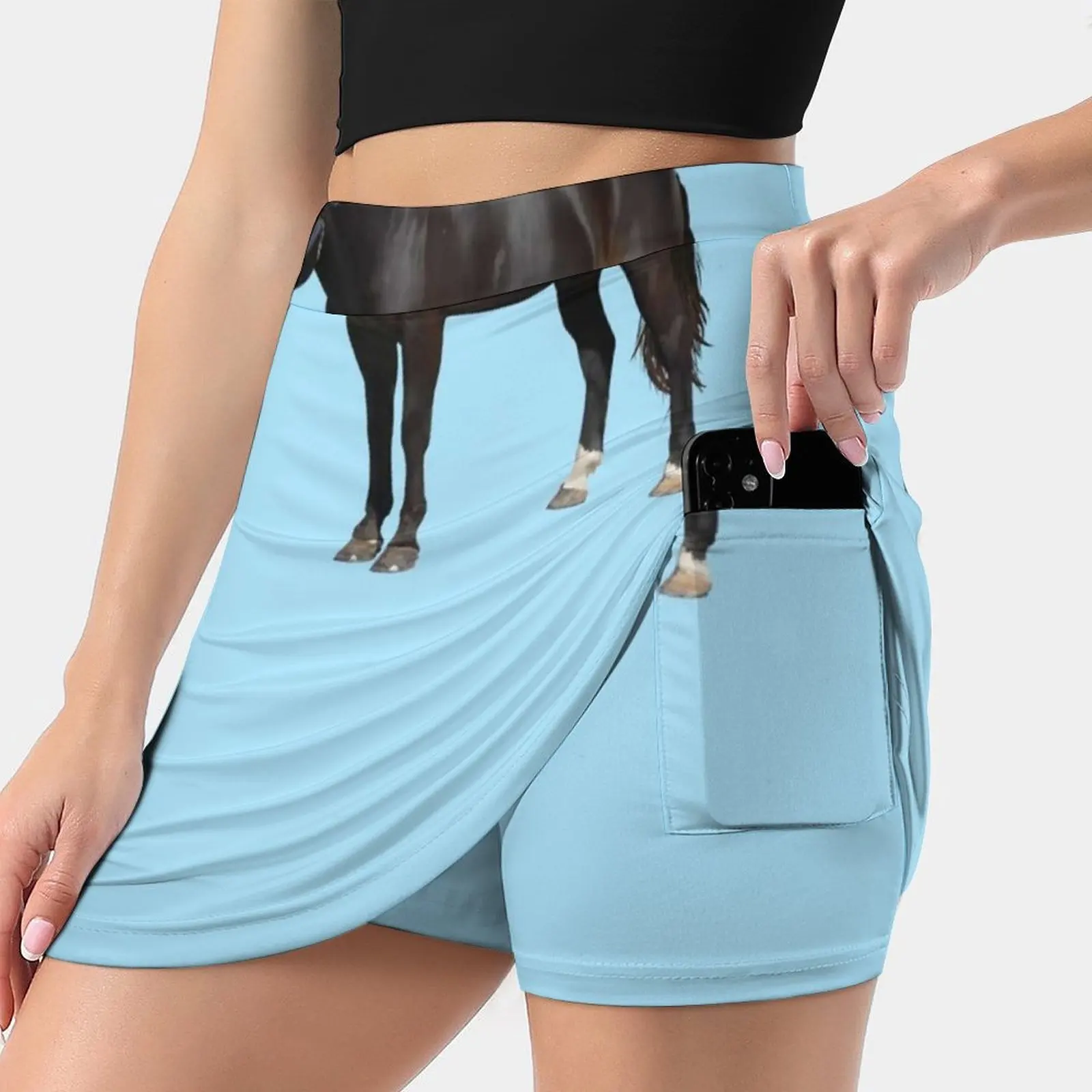 Mini jupe cheval pour femme, jupe courte de bureau, robe d'équitation, mode 2022