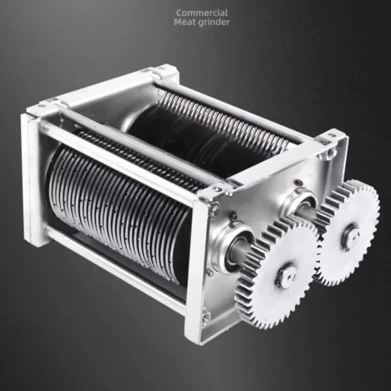 ماكينة تقطيع اللحوم الجديدة، سلك كهربائي تجاري، قطع خضروات أوتوماتيكي، لحم مفروم من الفولاذ المقاوم للصدأ، صغير