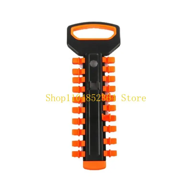 

Lightweight Socket Organizer 1/3-Inch 3/8-Inch 1/2-Inch Socket Holders Square Socket Holding Tool 3 Different Styles