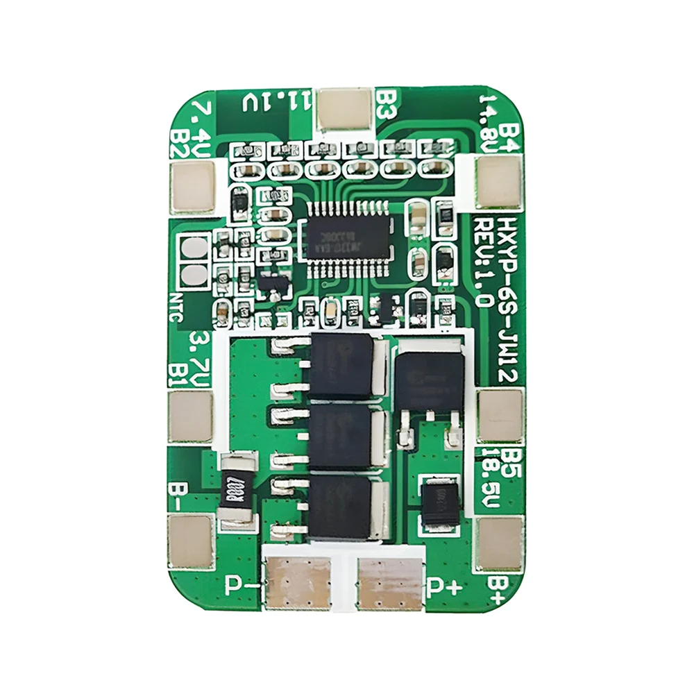 6S 14A 25.2V Battery Protection Board For BMS 6 Pack 18650 Li-ion Lithium Battery Cell Module without equalization