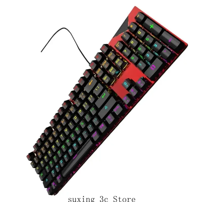 

E8be Ergonomic 82 Ключевые механические клавиатуры RGBS Обратители синих коммутаторов для пользователей ПК