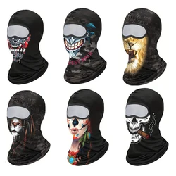 Balaclava Outdoor Cool Sunscreen Motorcycle Face Mask Lycra Moto Biker Wind Cap Mask Stopper Windproof Bicycle Cycling Headgear