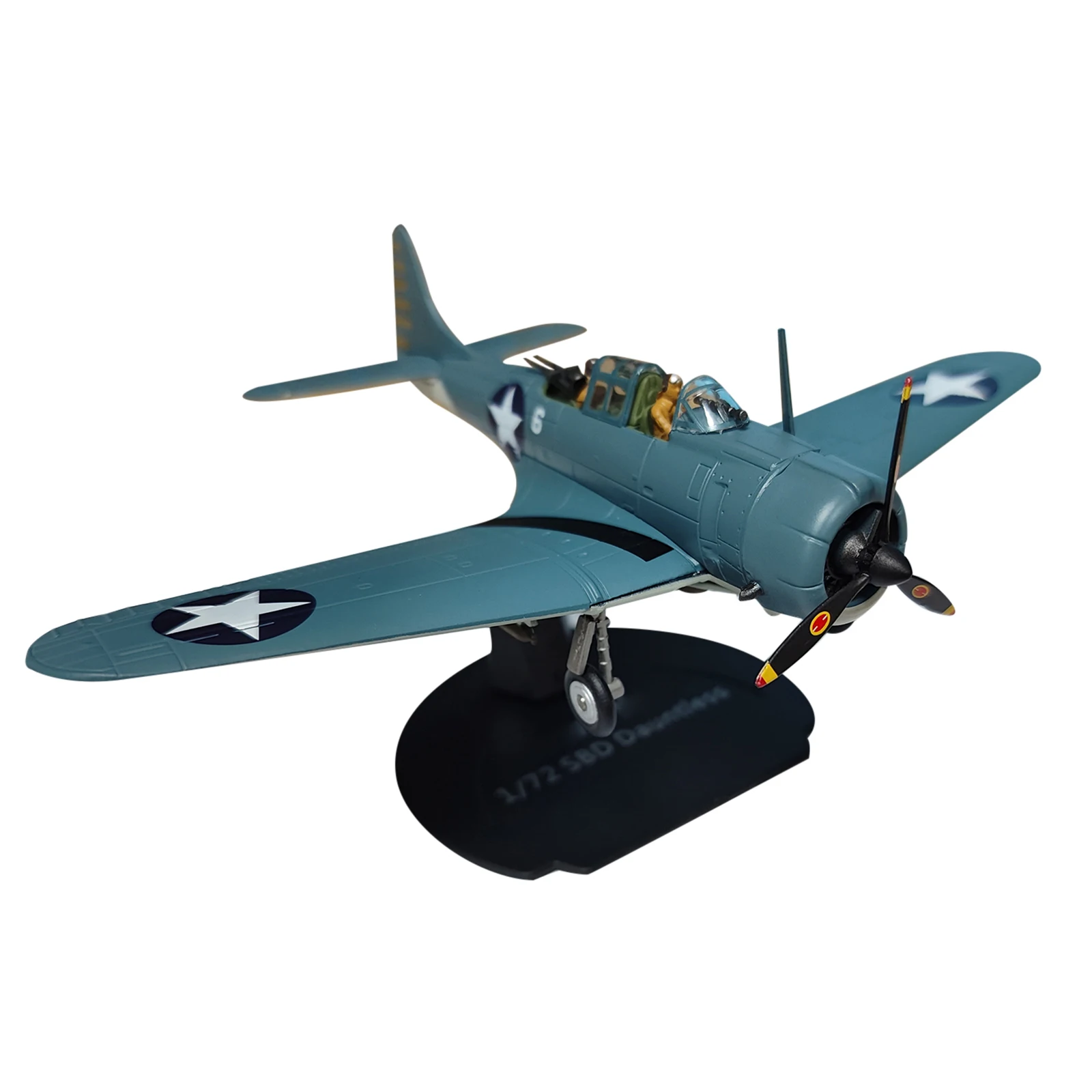 

WWII 1/72 Scale SBD Dauntless Dive Bomber Model Alloy Aircraft Simulation Ornaments Collection