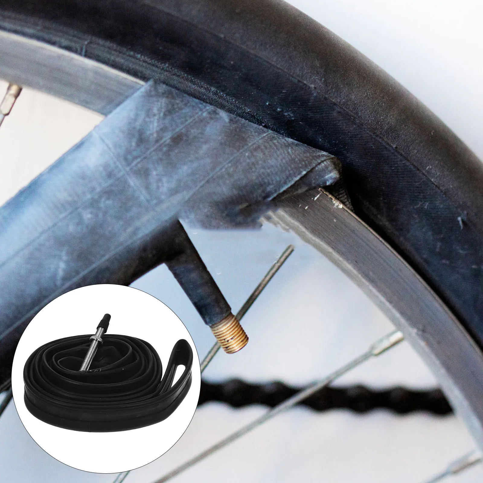 

700c Bike Tube Ultra-Light Professional Inner Tire Replacement Wear-Resistant Convenient Outdoor Cycling Tube Comfortable Shock