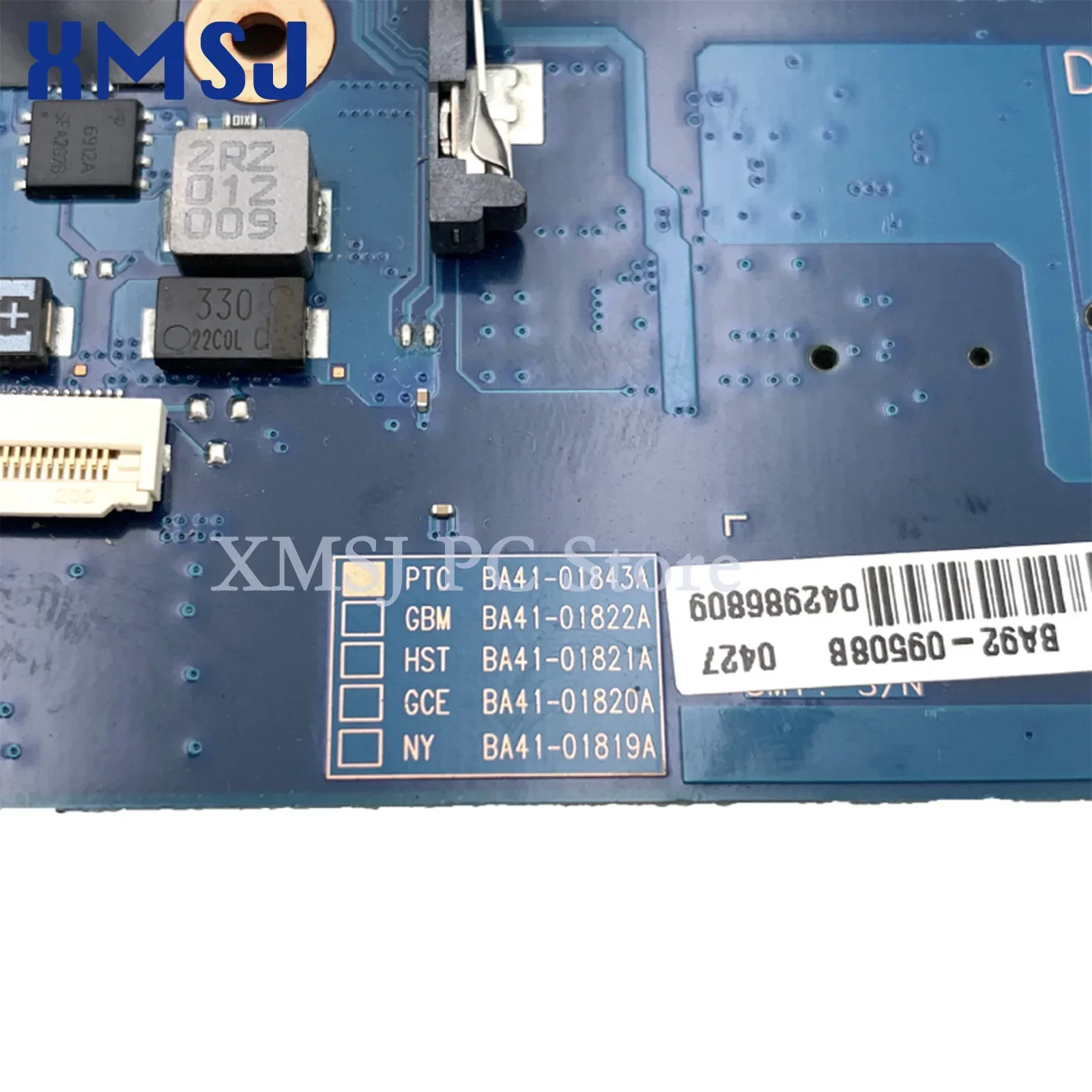 Xmsj Voor Samsung Np305e7a Laptop Moederbord BA92-09508A BA41-01820A BA41-01821A BA41-01822A 17 Inch Hd 7470M Socket Fs1