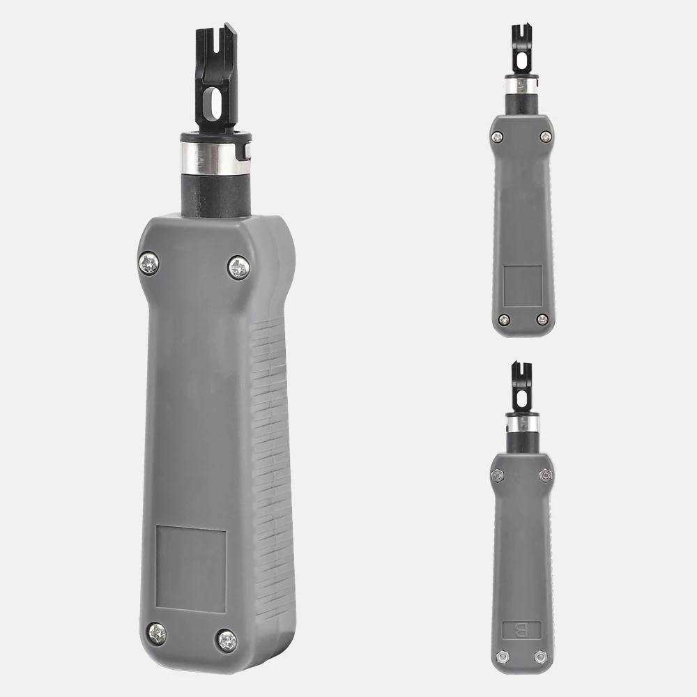 أداة لكمة أسفل ‌   مع تجعيد شفرة ثنائية الاستخدام لوحدات 110/88 رفوف وألواح الكابلات Cat5e/Cat6 - أداة تركيب الشبكة