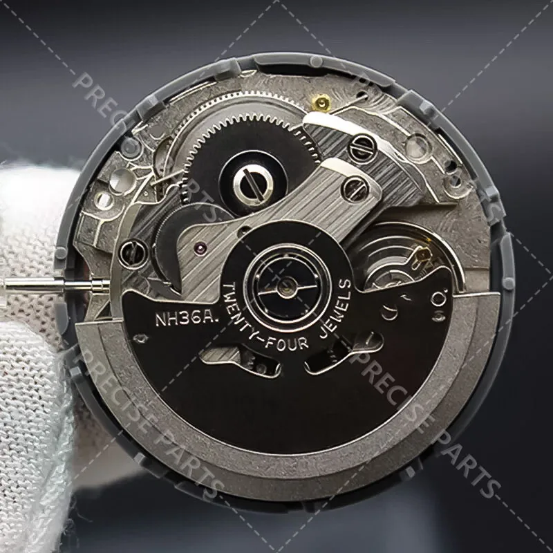 Brand New Japan NH36 English Date Week Automatic Mechanical Movement 3O'clock Crown Men's Watches Replacement Parts Hot Sale