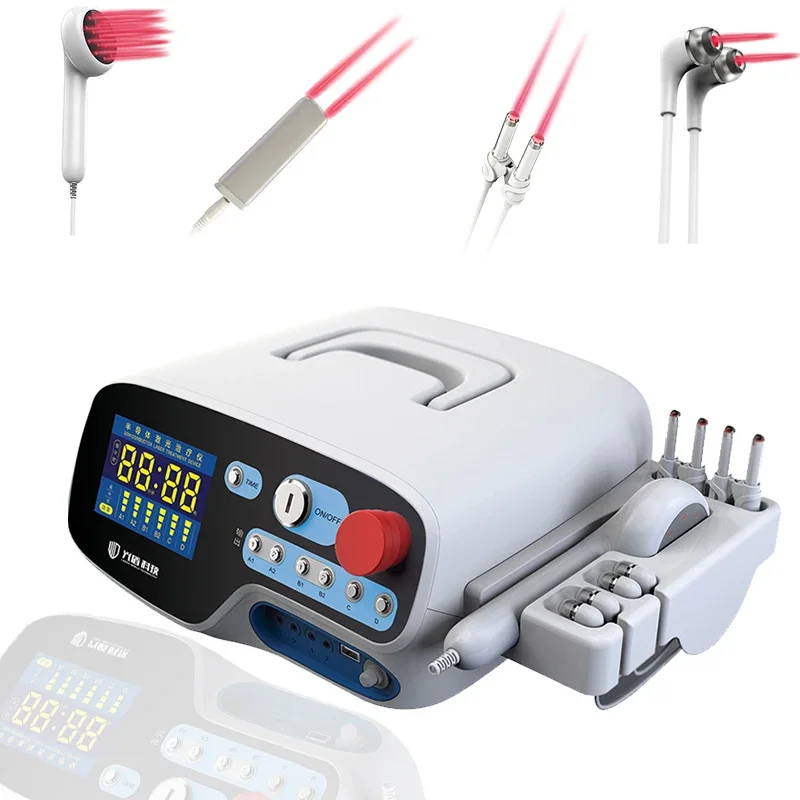 

Acupuncture Physiotherapy Cold Laser Therapy Machine for Body Pain Management Tinnitus, Rhinitis, Snoring Diabetic Wound Healing