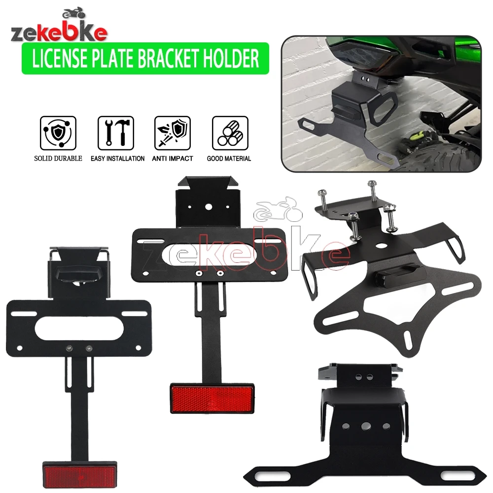 

for KAWASAKI Z900 2017-2023 License Plate Holder Rear Tail Tidy Fender Eliminator Kit Bracket Z900SE H2 Performance 2020-2026