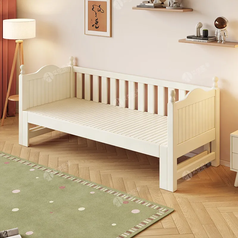 Pull-out bed Wide sofa bed Solid wood sitting and lying pull-out retractable storage bed Small apartment