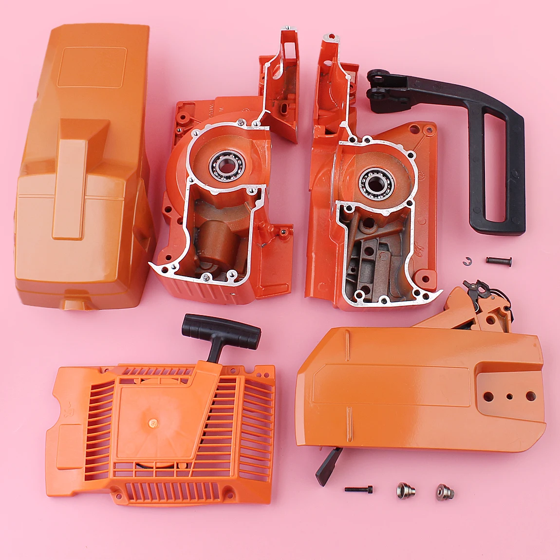Crankcase For Husqvarna 268 272 with Top Cylinder Chain Brake Cover Starter Handle Professional Gasoline Chainsaw Accessories