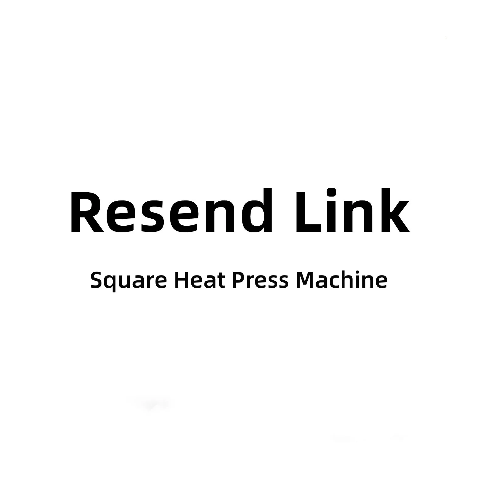 Link with square heat press machine