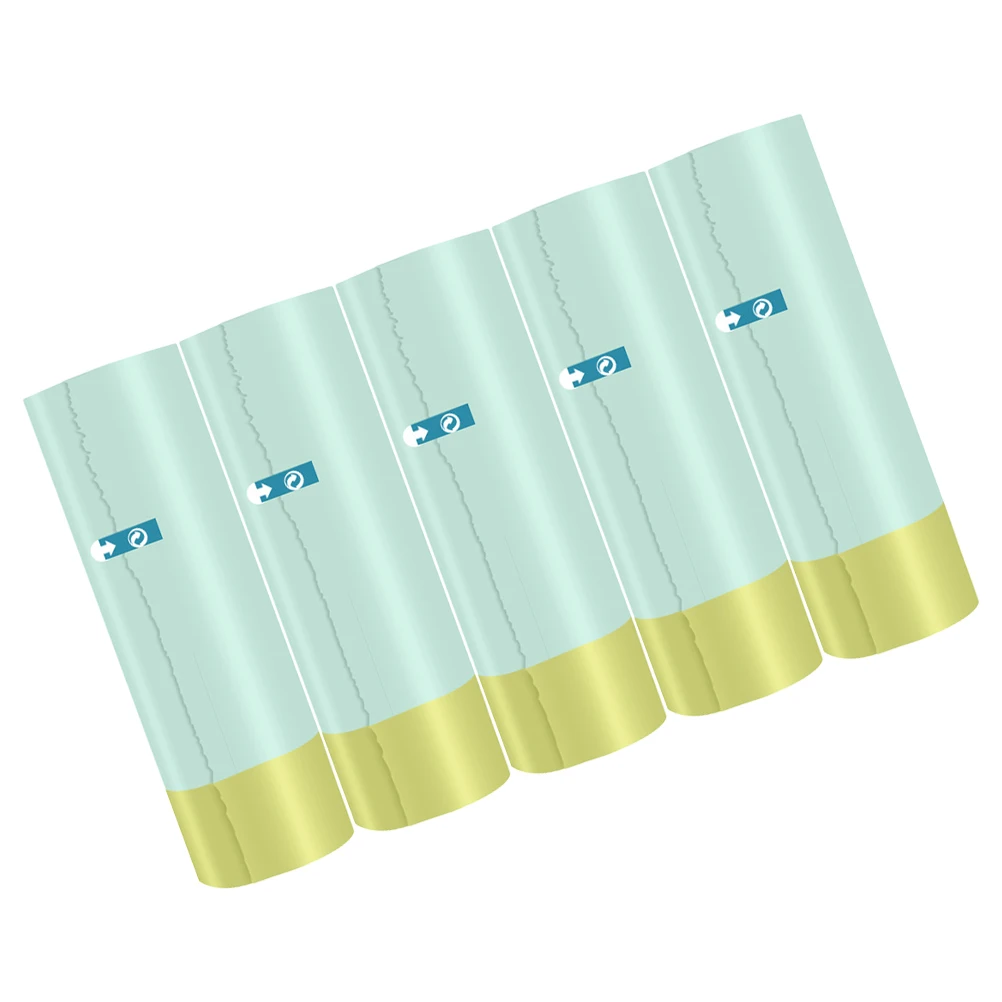

White Disposable Toilet Bags for Kids Potty Training Travel Camping Portable Hygiene Clean Bag 5 Rolls 20 Each