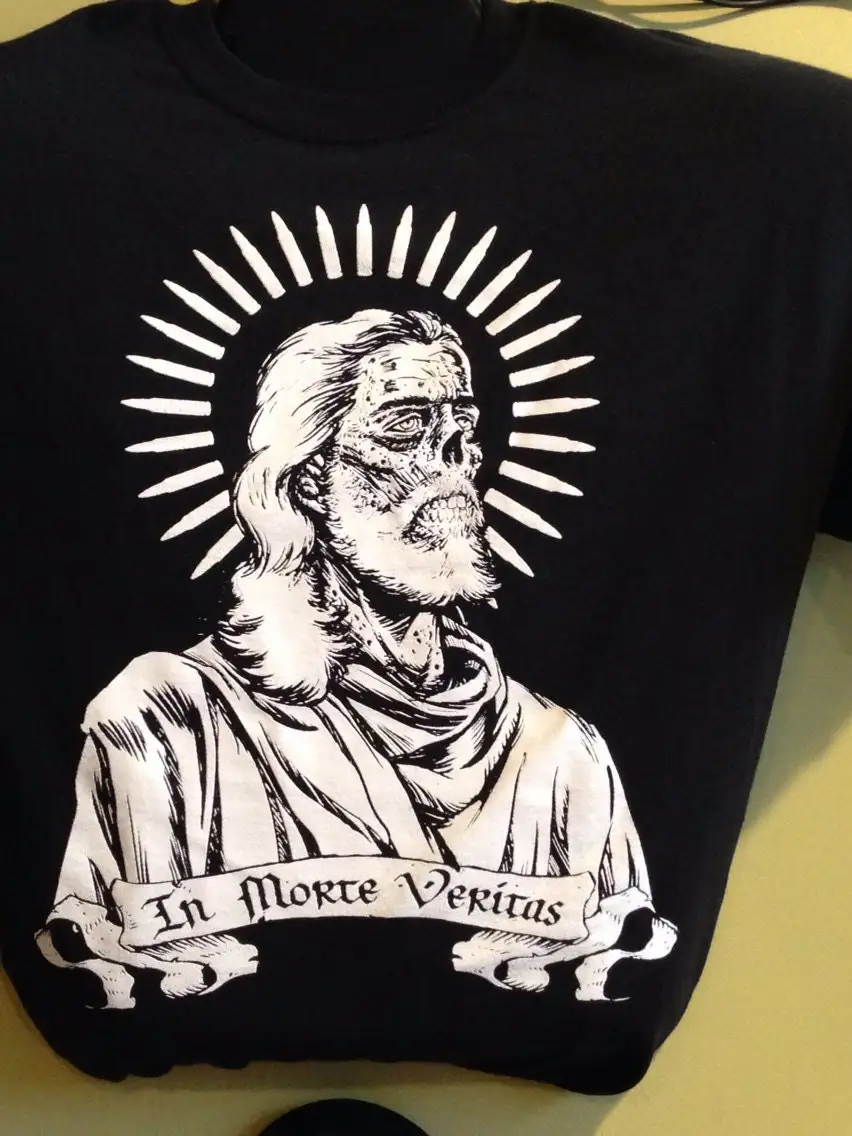 Zombie Jesus T Shirt In Morte Veritas Death Truth