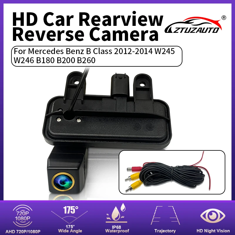 

170° HD 1080P Car Rear View Camera For Mercedes Benz B Class 2012-2014 W245 W246 B180 B200 B260 Night Vision Reverse Reversing
